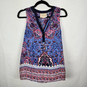 Anthropologie Vanessa Virginia 100% Silk Blouse S